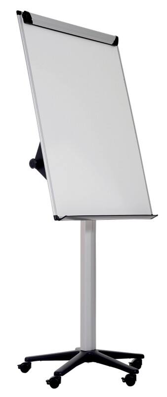 Bi-Office Earth Flipchart Easel Freestanding Aluminium White