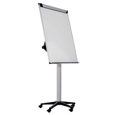 Bi-Office Earth Flipchart Easel Freestanding Aluminium 75 (W) x 185 (H) cm White