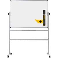 Bi-Office Freestanding Magnetic Mobile Revolving Whiteboard Earth Enamel 120 x 90cm