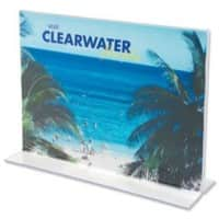 Deflecto Sign Holder 47701 A4 Transparent Polystyrene 29.7 x 21 cm