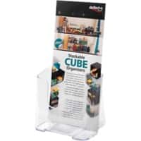 Deflecto Brochure Stand DL 1 Tier Plastic Transparent