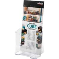 Deflecto Brochure Stand DL 1 11 (W) x 8 (D) x 20.5 (H) cm Transparent