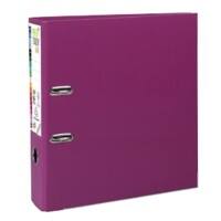 Exacompta PremTouch Lever Arch File A4+ 80 mm Fuchsia 2 ring Cardboard, PP (Polypropylene) Portrait