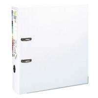 Exacompta Prem Touch Wide Lever Arch File A4+ 80 mm White 2 Rings 53348E Cardboard, PP (Polypropylene) Portrait