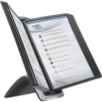 DURABLE Sherpa Display Panel System 10 Panels A4 PP (Polypropylene) Black