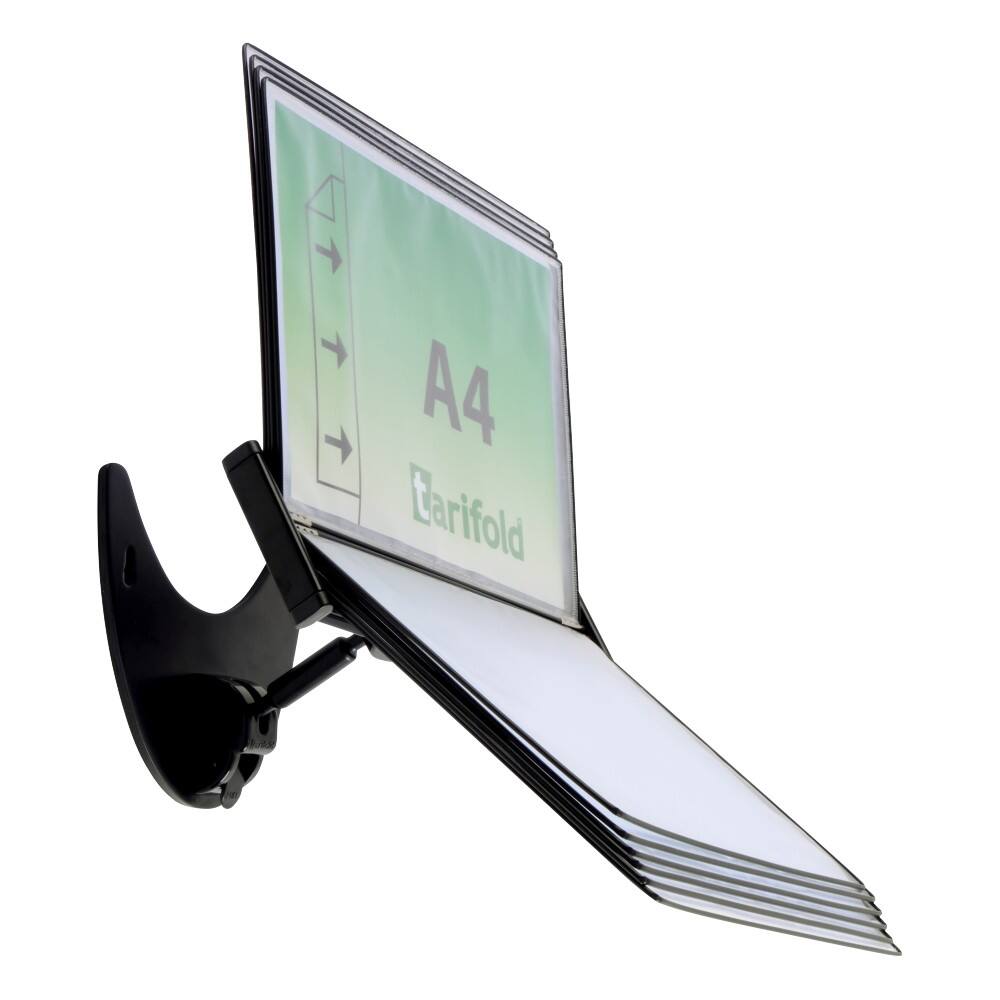 Tarifold Display Panel Stand 475107 Black A4 24.7 x 34.7 cm | Viking ...