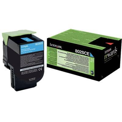 Lexmark Original Toner Cartridge 80C2SCE Cyan