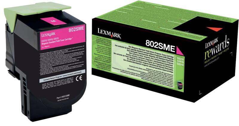 Lexmark Original Toner Cartridge 80C2SME Magenta
