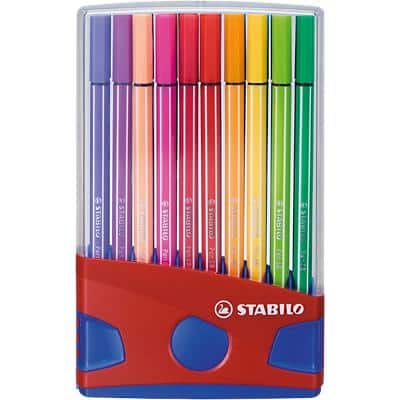 STABILO Pen 68 ColorParade 20 Colouring Pens 1 mm Pack of 20