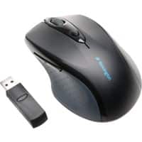 Kensington Pro Fit Wireless Ergonomic Full-Size Mouse K72370EU Optical For Right-Handed Users USB-A Receiver Black