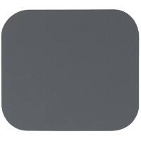 Fellowes 58023 Polyester, Rubber Mouse Pad Silver