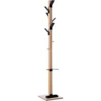 Paperflow Coat Stand PECPP.01 350 x 350 x 1800mm Black