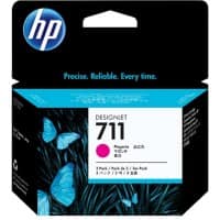 HP 711 Original Ink Cartridge CZ135A Magenta Pack of 3 Multipack