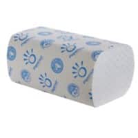 Papernet Special Hand Towels V-fold Blue, White 2 Ply 403831 Pack of 15 of 210 Sheets