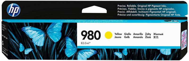 HP 980 Original Ink Cartridge D8J09A Yellow