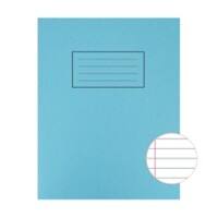 Silvine Exercise Book A5 Ruled Side Bound Manila Soft Cover Blue  80 Pages 40 Sheets Pack of 10