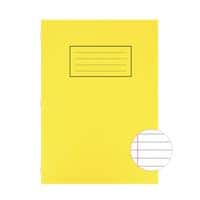 Silvine Exercise Book A4 Ruled Yellow 80 Pages Pack of 10