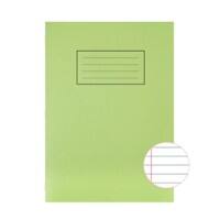 Silvine Exercise Book A4 Ruled Side Bound Manila Soft Cover Green  80 Pages 40 Sheets Pack of 10