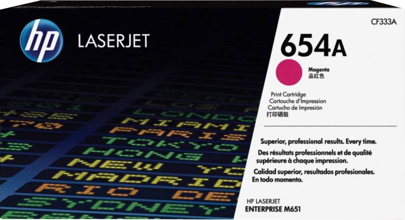 HP 654A Original Toner Cartridge CF333A Magenta