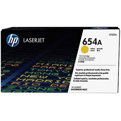 HP 654A Original Toner Cartridge CF332A Yellow