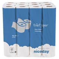 Niceday 2 Ply Toilet Rolls Standard 48 Rolls of 200 Sheets