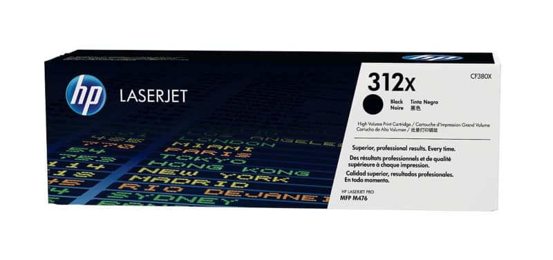 HP 312X Original Toner Cartridge CF380XC Black