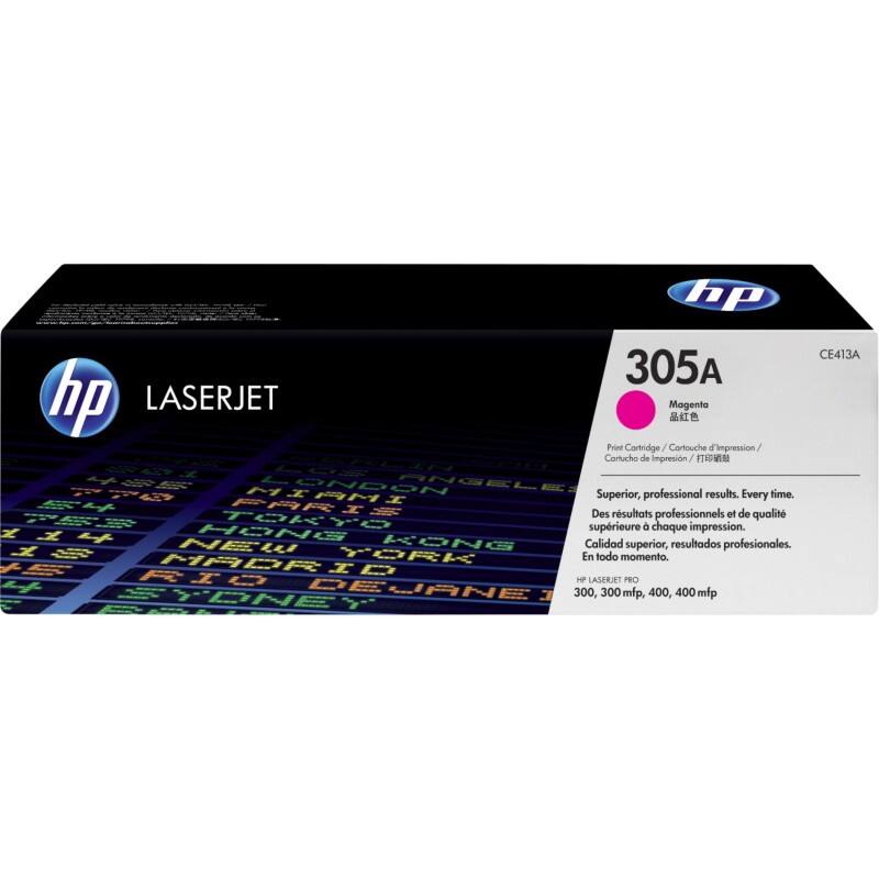 HP 305A Original Toner Cartridge CE413AC Magenta