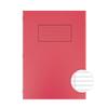 Silvine Exercise Book A4 Ruled Red 80 Pages 40 Sheets Pack of 10