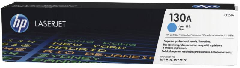 HP 130A Original Toner Cartridge CF351A Cyan