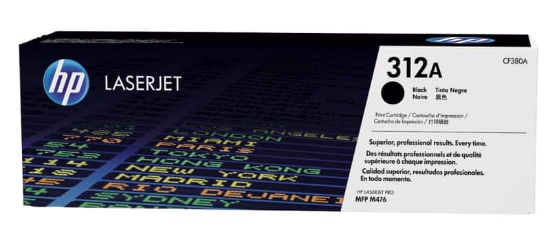 HP 312A Original Toner Cartridge CF380A Black
