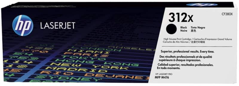 HP 312X Original Toner Cartridge CF380X Black
