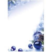 Sigel Greeting Card A4 90 gsm Blue Harmony 100 Sheets