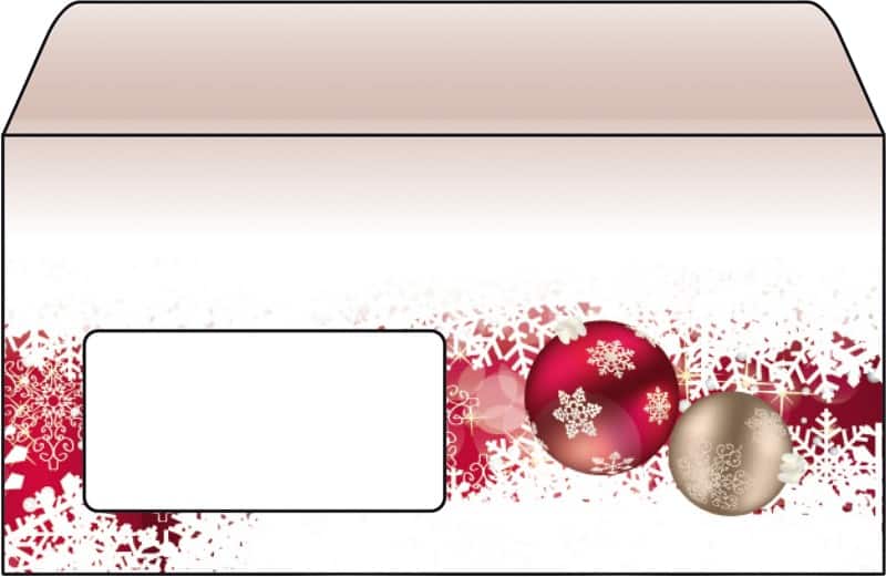 Sigel Envelopes 11 x 22 cm Brown, Red Pack of 50