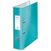 Leitz 180° WOW Lever Arch File 1005 80 mm Laminated Cardboard A4 Ice Blue