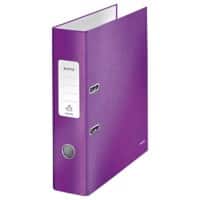 Leitz 180° WOW Lever Arch File 1005 80 mm Laminated Cardboard A4 Purple