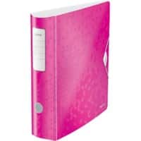 Leitz 180° Active WOW Lever Arch File 1106 82 mm Polyfoam A4 Pink
