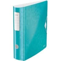 Leitz 180° Active WOW Lever Arch File 1106 82 mm Polyfoam A4 Ice Blue