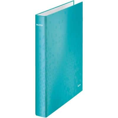 Leitz WOW Ring Binder A4 Manila Cardboard 2 ring 25 mm Ice Blue