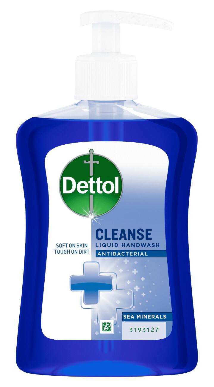 Dettol Liquid Hand Soap Sea Minerals and Aloe Vera Antibacterial 250ml