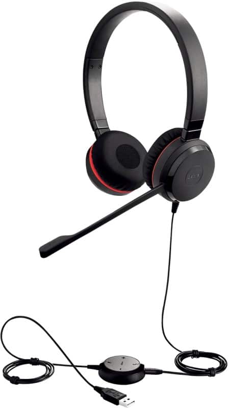 Jabra Evolve Evolve 30 II UC Wired Headset Over-the-head 3.5 mm Jack Noise Cancelling Microphone Stereo Black