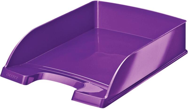 Leitz WOW Letter Tray 5226 A4 Purple 25.5 x 35.7 x 7 cm