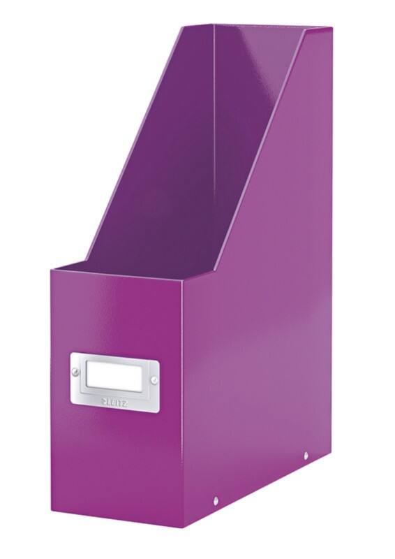 Leitz Click & Store WOW Magazine File Laminated Cardboard Purple 10.3 x 25.3 x 33 cm