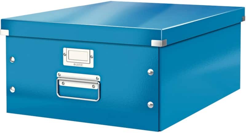 Leitz Click & Store WOW Storage Box A3 Laminated Cardboard Blue 369 x 482 x 200 mm