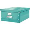 Leitz Click & Store WOW Storage Box A3 Laminated Cardboard Ice Blue 369 x 482 x 200 mm