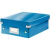 Leitz Click & Store WOW Small Organiser Box Laminated Cardboard Blue 220 x 282 x 100 mm