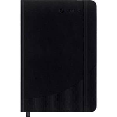 Foray Classic A6 Casebound Black Hard Cover Notebook Ruled 160 Pages