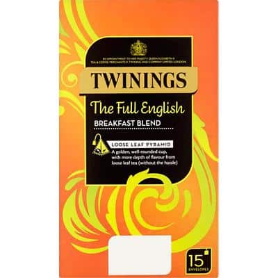 Twinings Full English Tea Bags Breakfast Blend Pack of 15