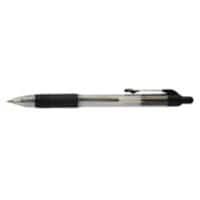Zebra Z-Grip Ballpoint Pen Black Medium 0.6 mm Refillable Pack of 12
