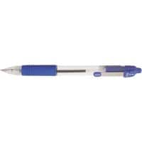 Zebra Z-Grip Ballpoint Pen Blue Medium 0.6 mm Refillable Pack of 12