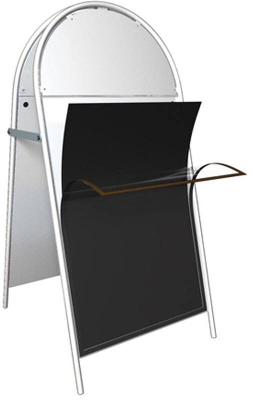 Stewart Superior Chalkboard Insert Freestanding 59.4 (W) x 42 (H) cm Black